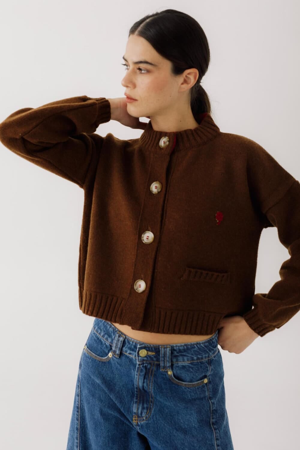 Cardigan Terro Pick chocolate s