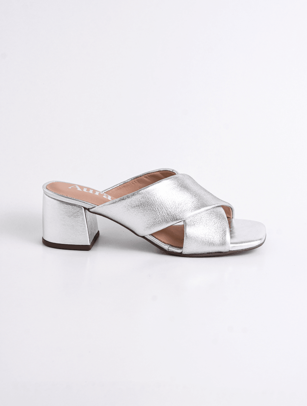 Sandalia Mey plateado 34