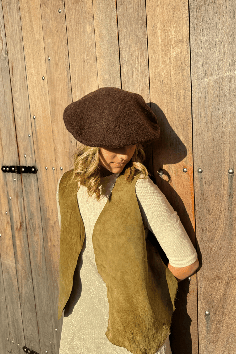 Boina marron m