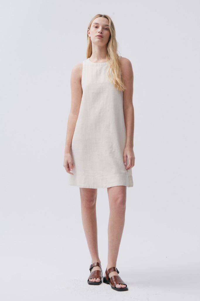 Vestido Palma blanco m