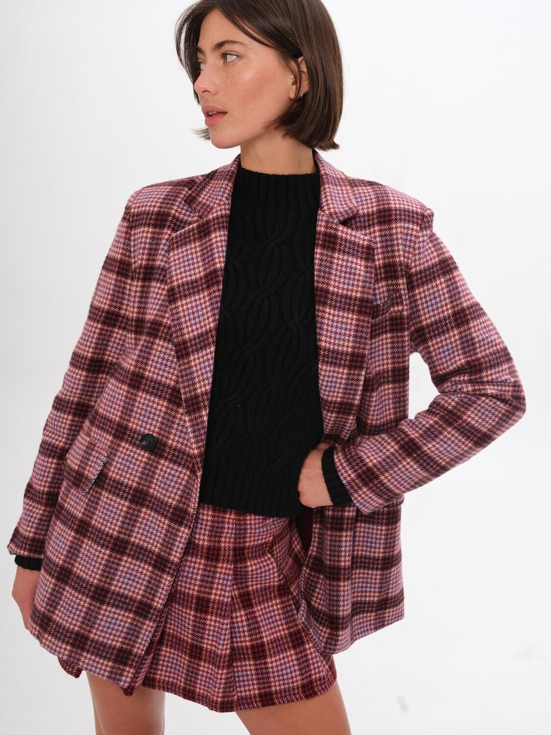 Blazer Coraline bordo talle unico