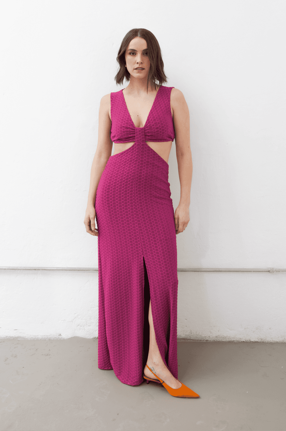 Vestido Velazquez fucsia m