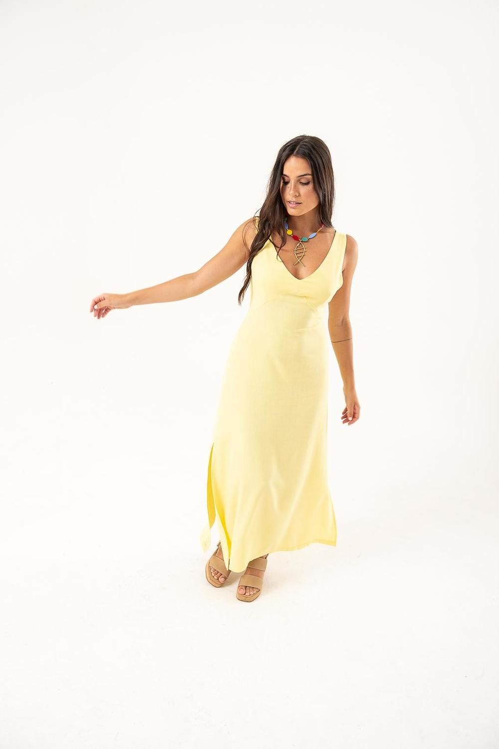 Vestido Blas amarillo xs