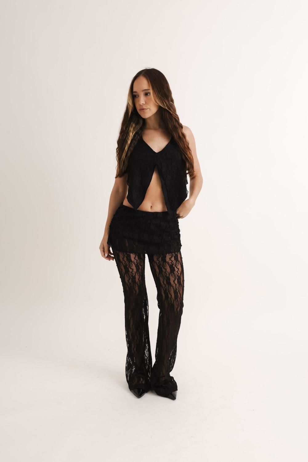 Pantalon Lover Encaje negro l