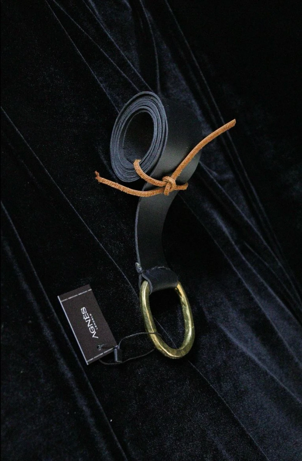 Oval Belt negro n/a