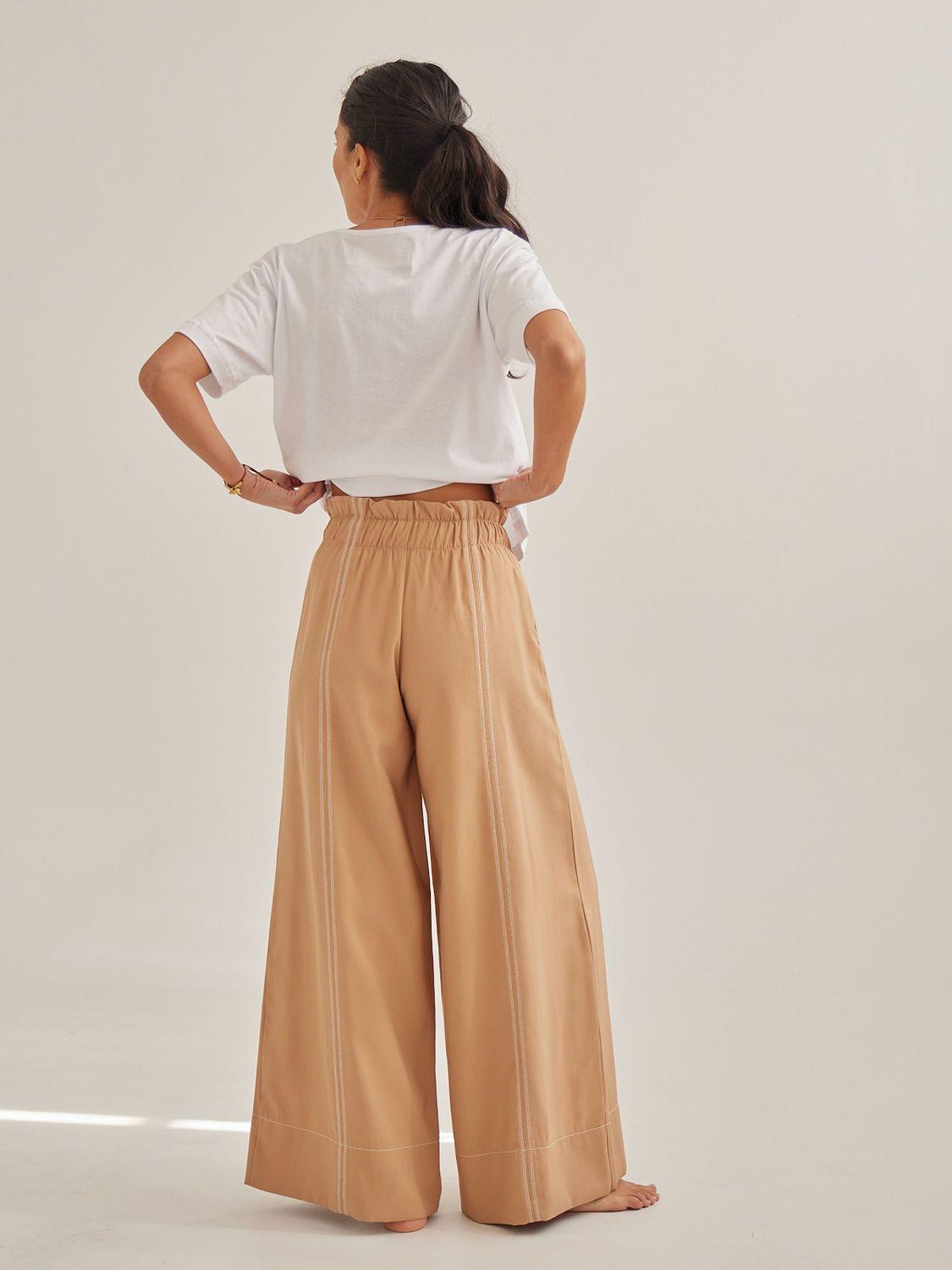 PANTALON AGUAS beige 2