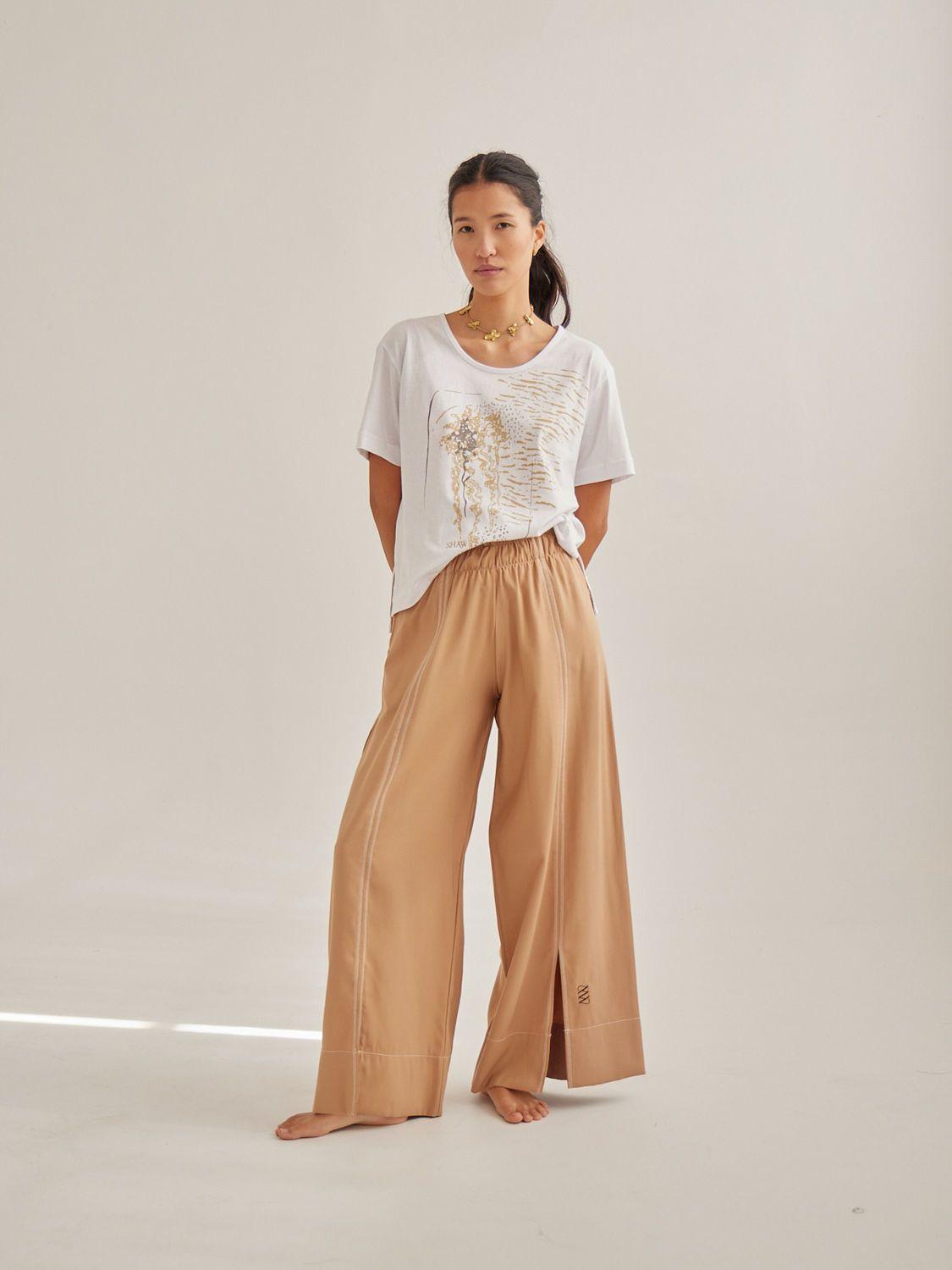 PANTALON AGUAS beige 2