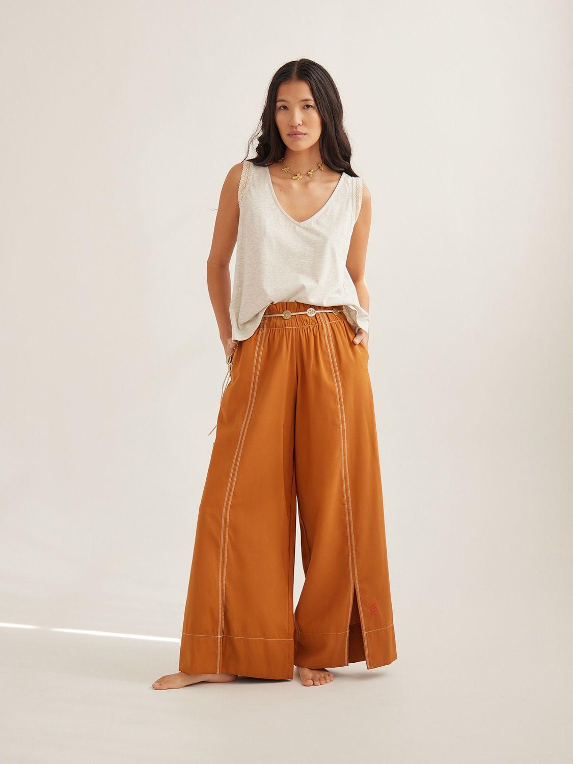 PANTALON AGUAS camel 0