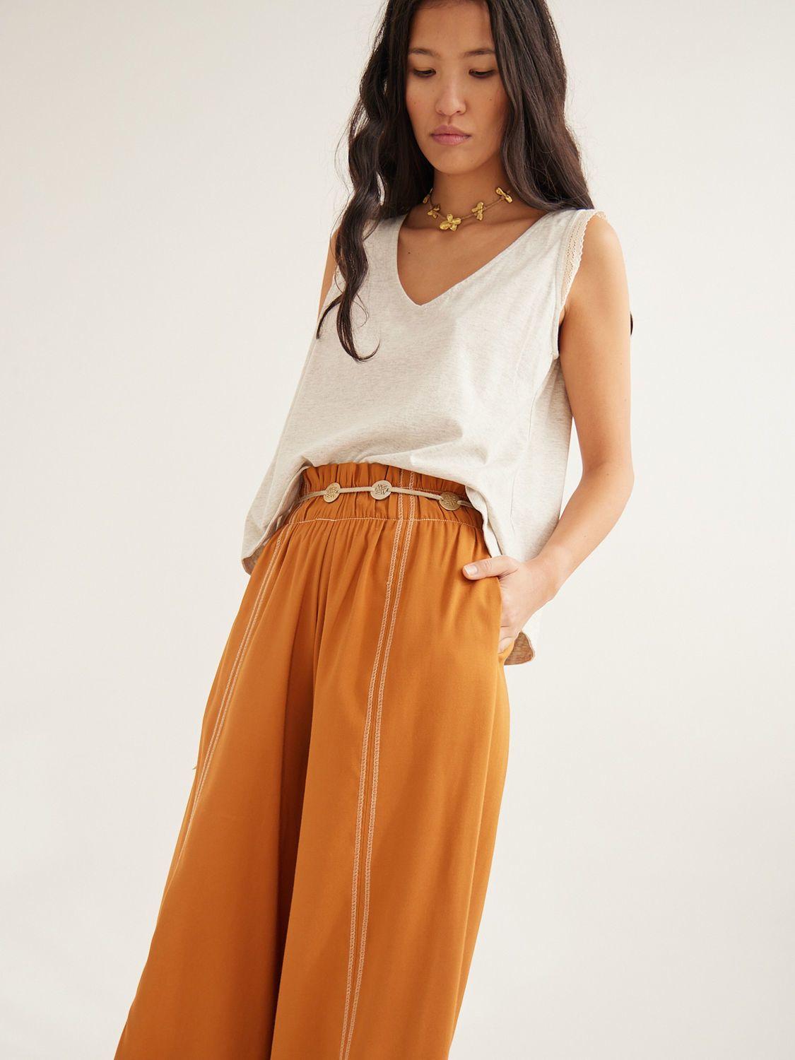 PANTALON AGUAS camel 3