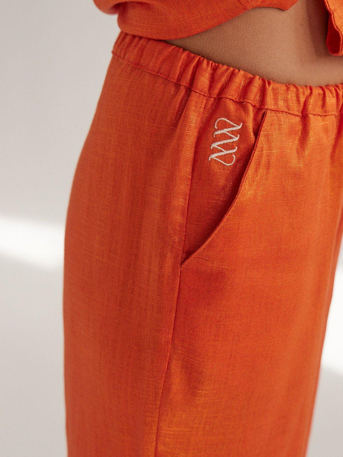 PANTALON BEGONI naranja 3