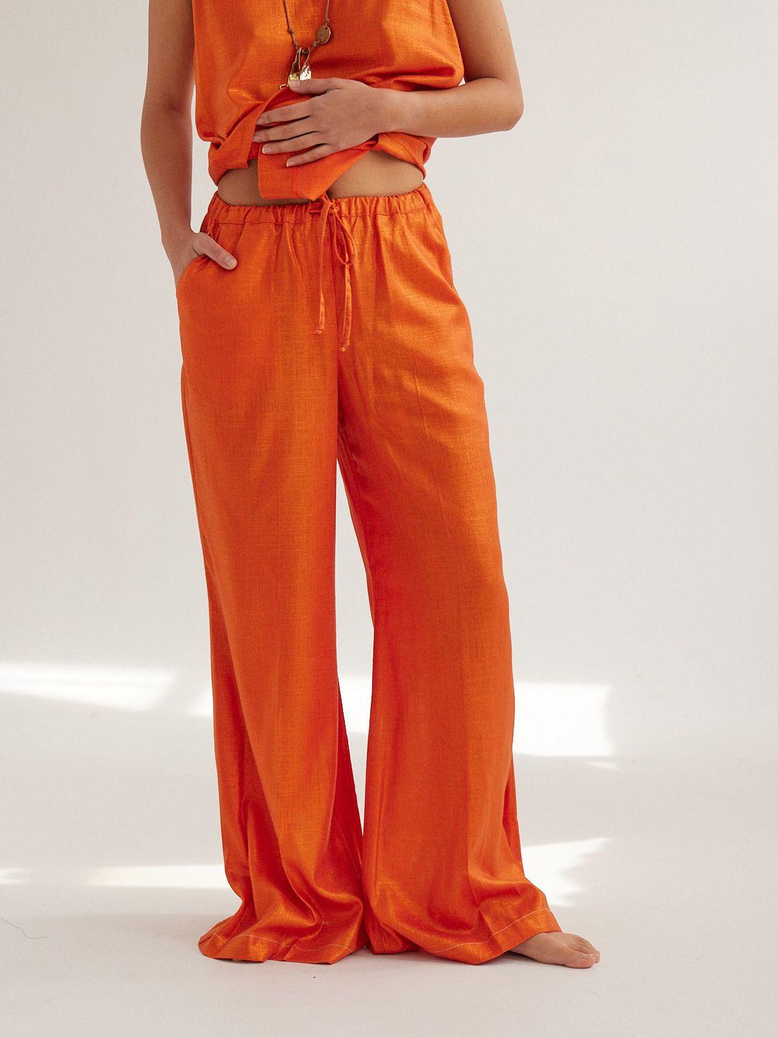 PANTALON BEGONI naranja 3