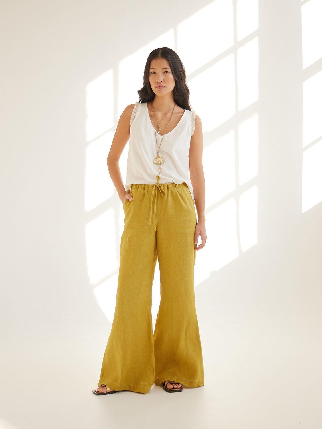 PANTALON BEGONI verde 1