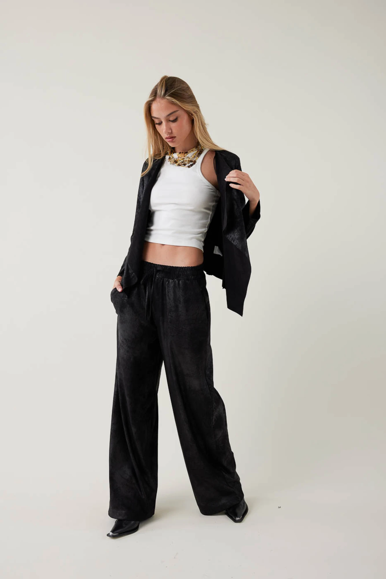 Pantalon Camille negro m