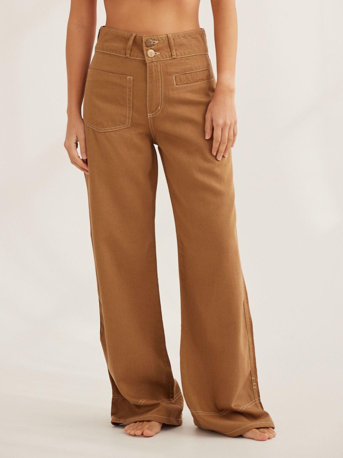 PANTALON MEDU camel 5