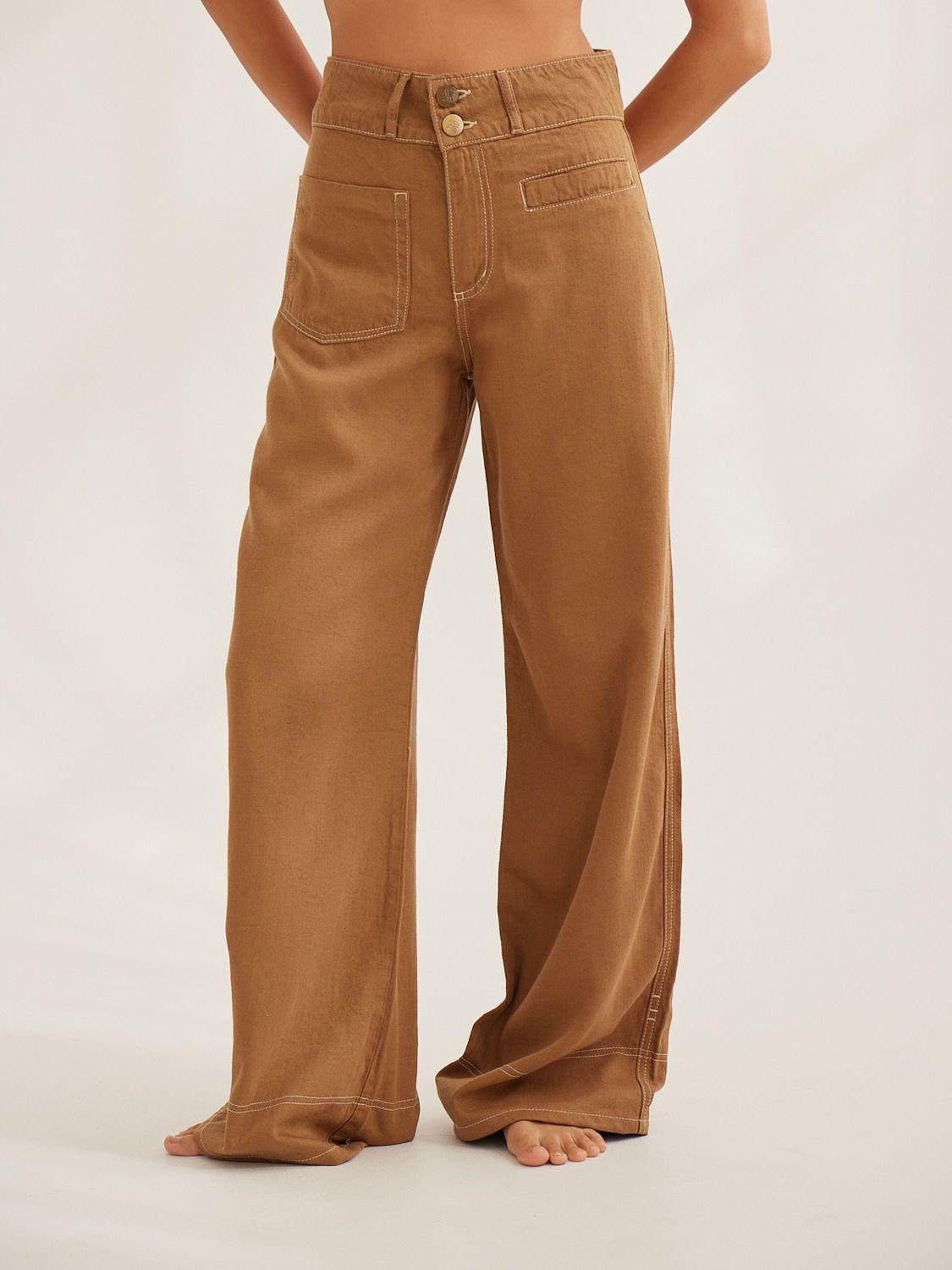 PANTALON MEDU camel 5