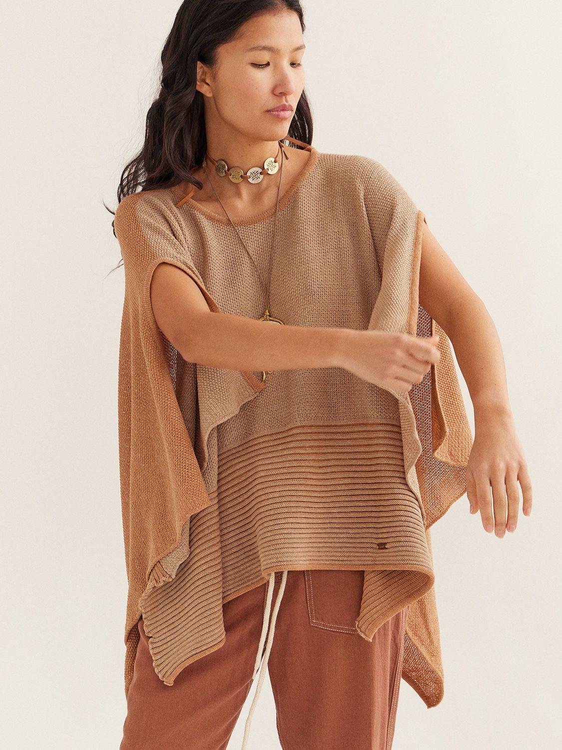 PONCHO KAI marrón 1