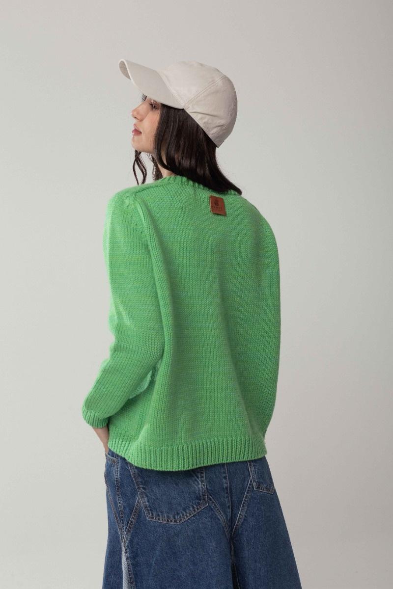 Sweater Enoki verde talle unico