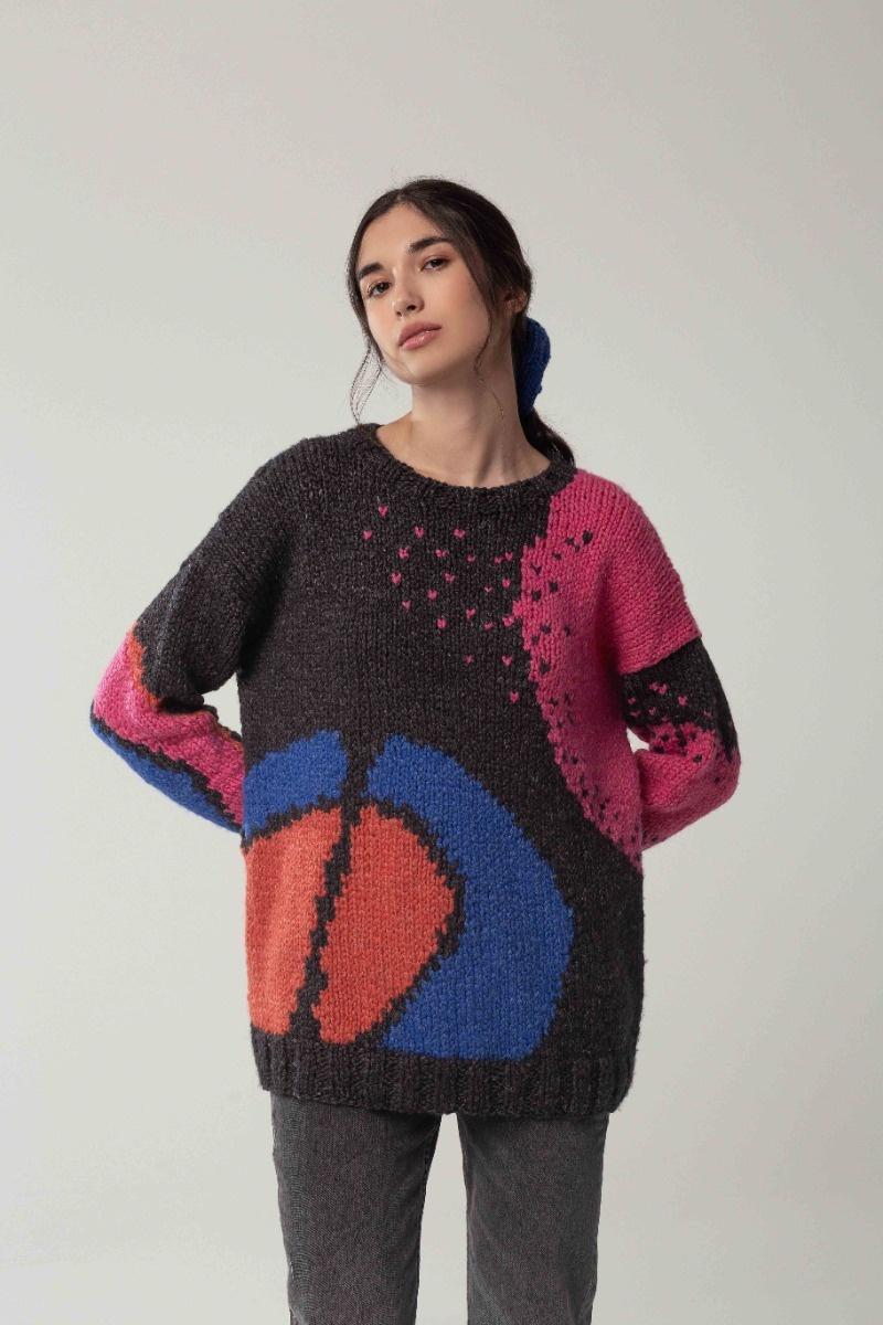 Sweater Funghi negro talle unico