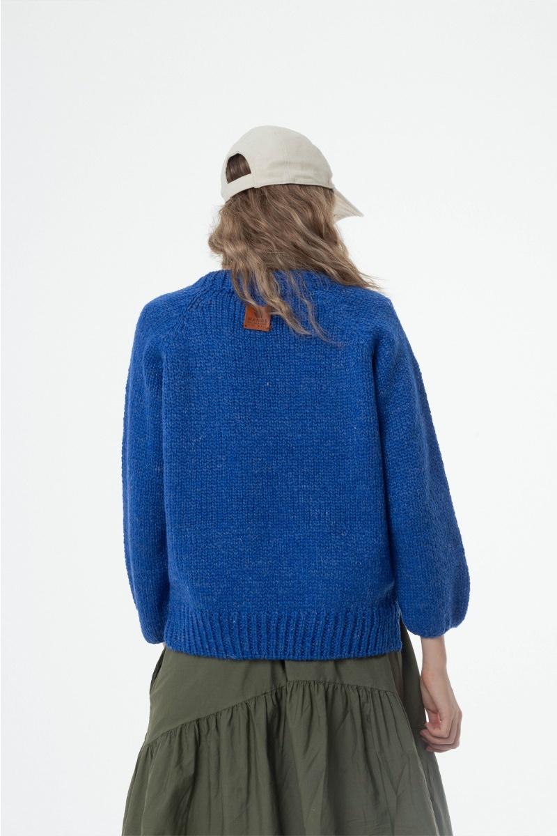 Sweater Girgola azul talle unico