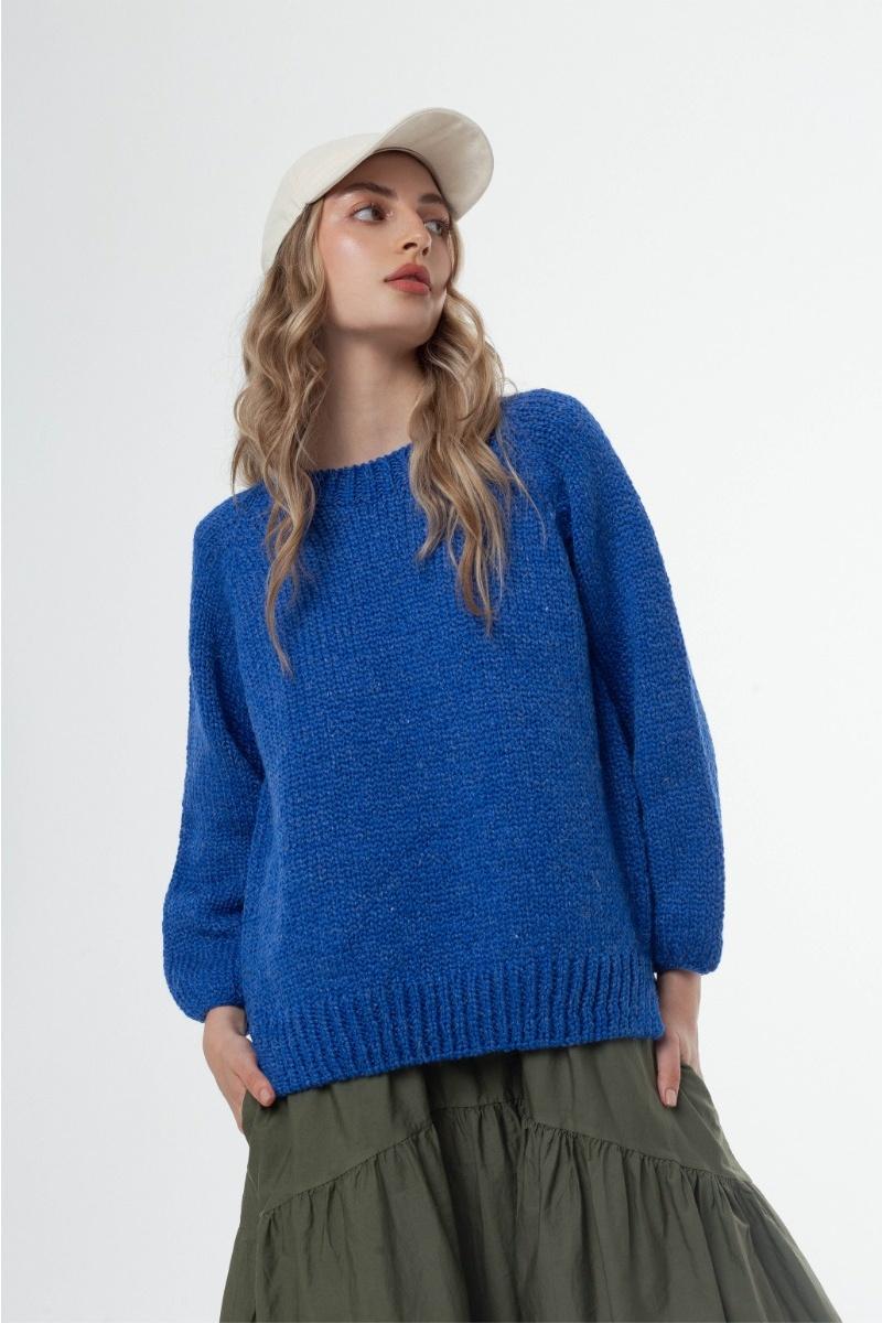 Sweater Girgola azul talle unico