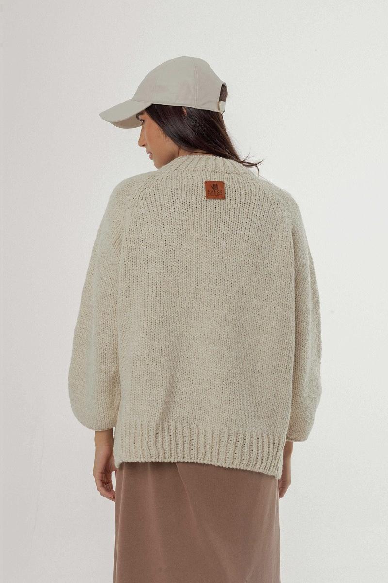 Sweater Girgola blanco talle unico