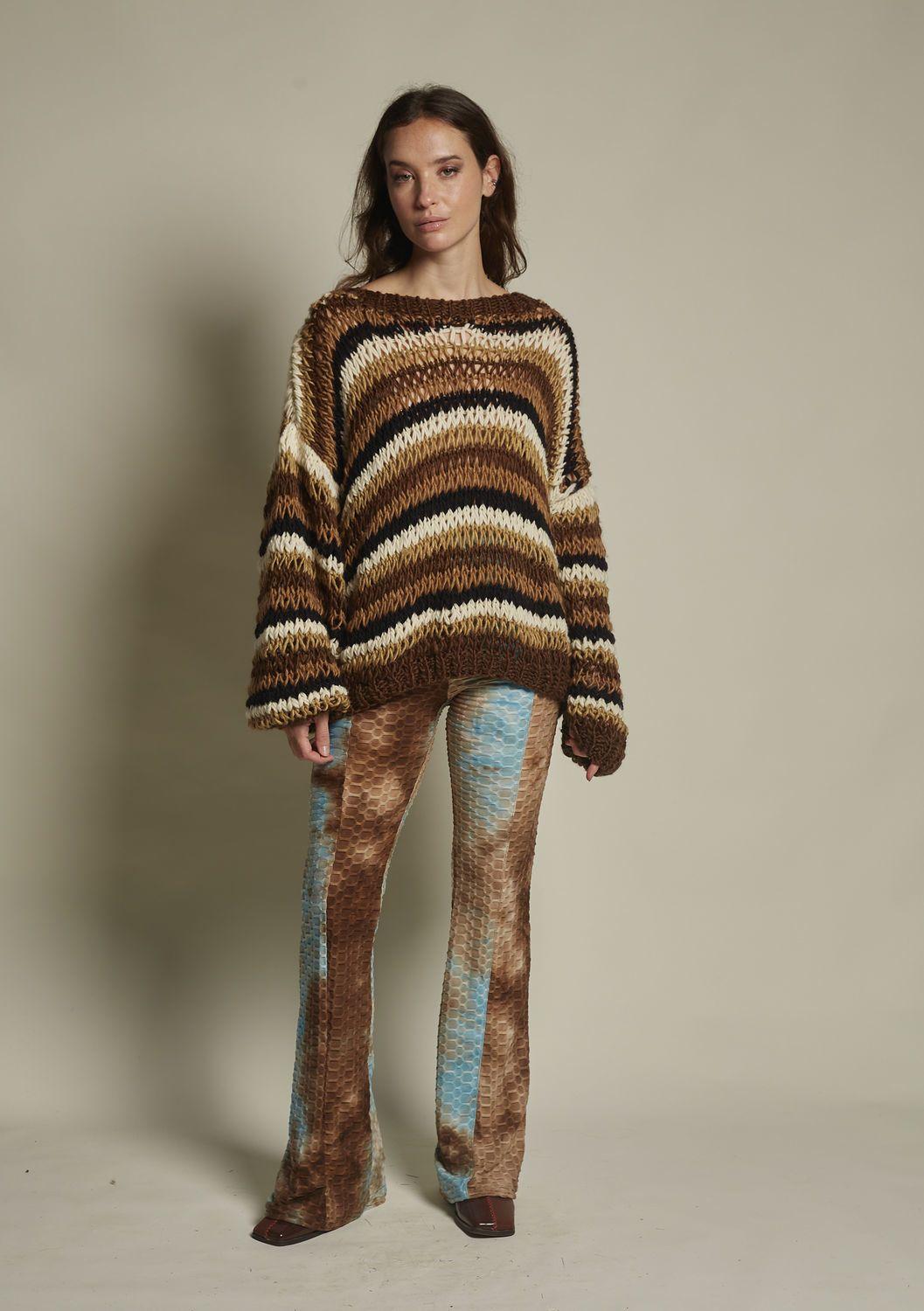 Sweater Maya Camel Talle único