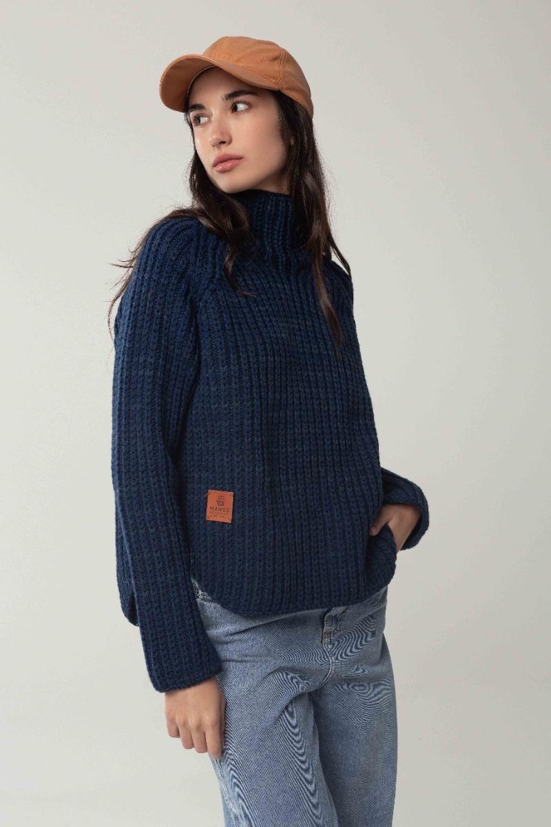 Sweater Melena de León azul m