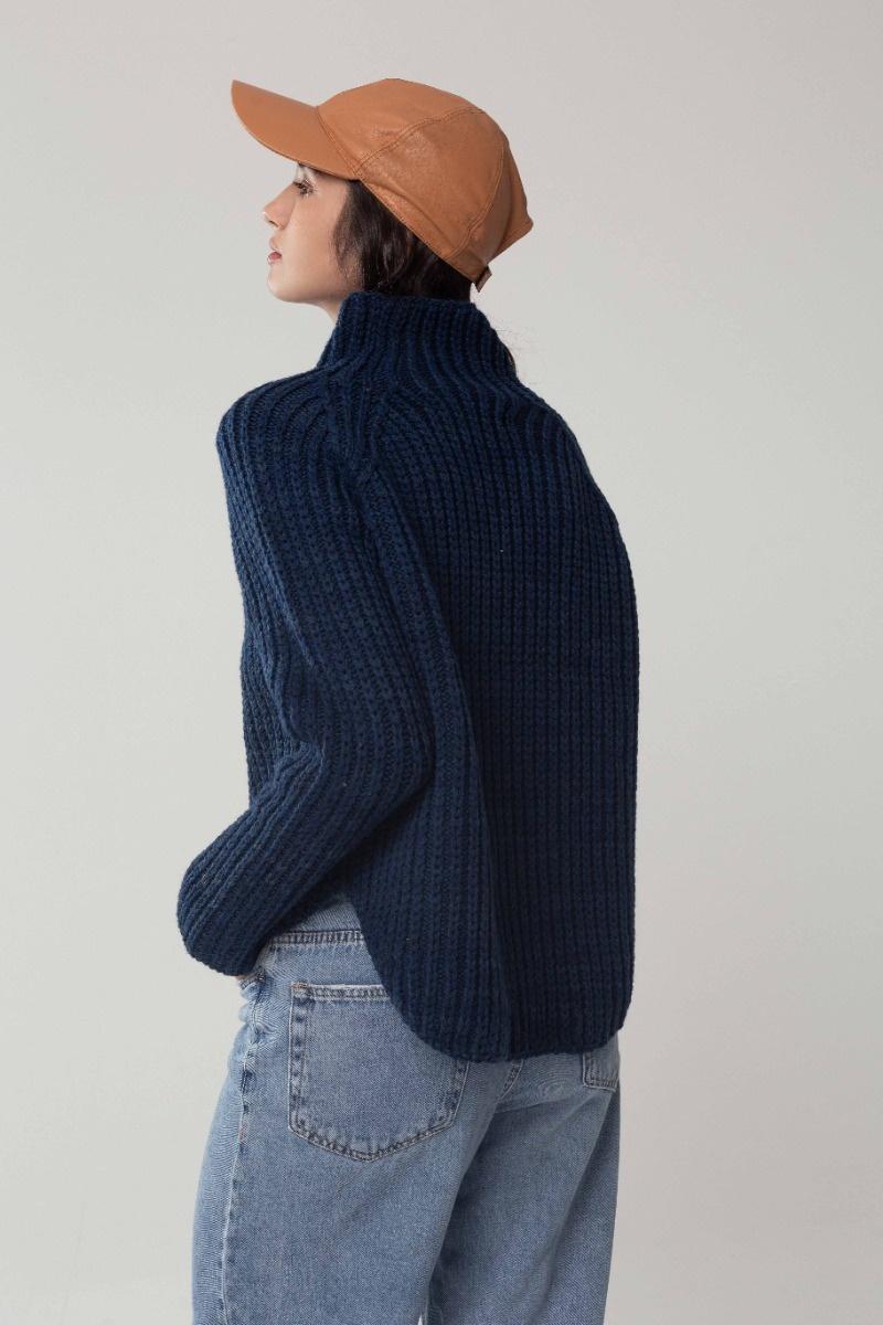 Sweater Melena de León azul m