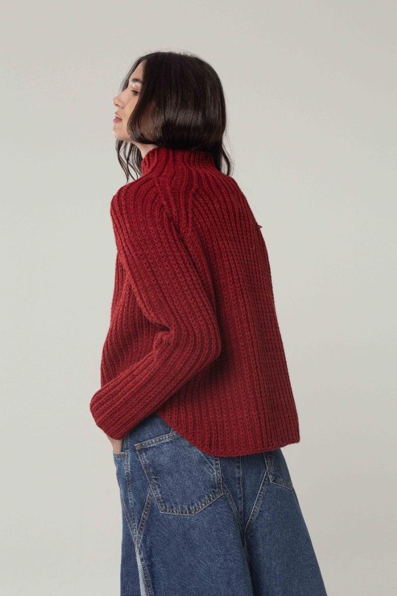 Sweater Melena de León rojo s