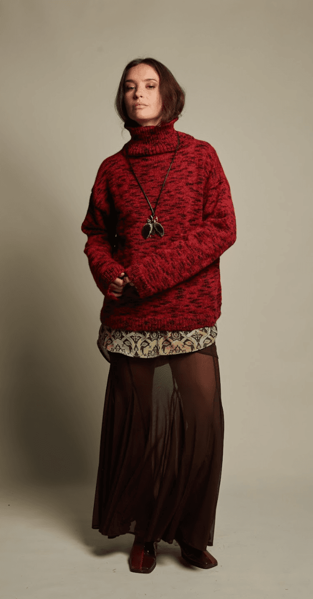 Sweater Mora Rojo Talle único