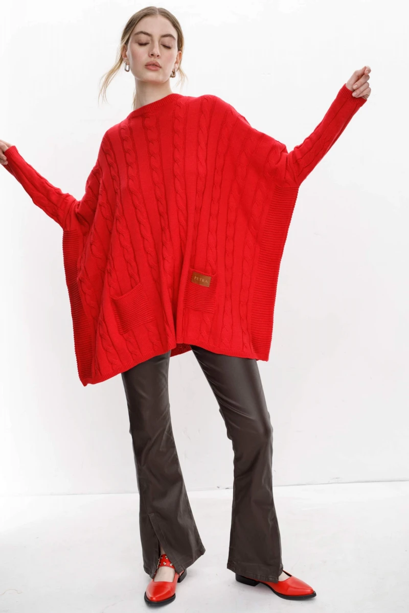 Sweater Oceano rojo talle unico