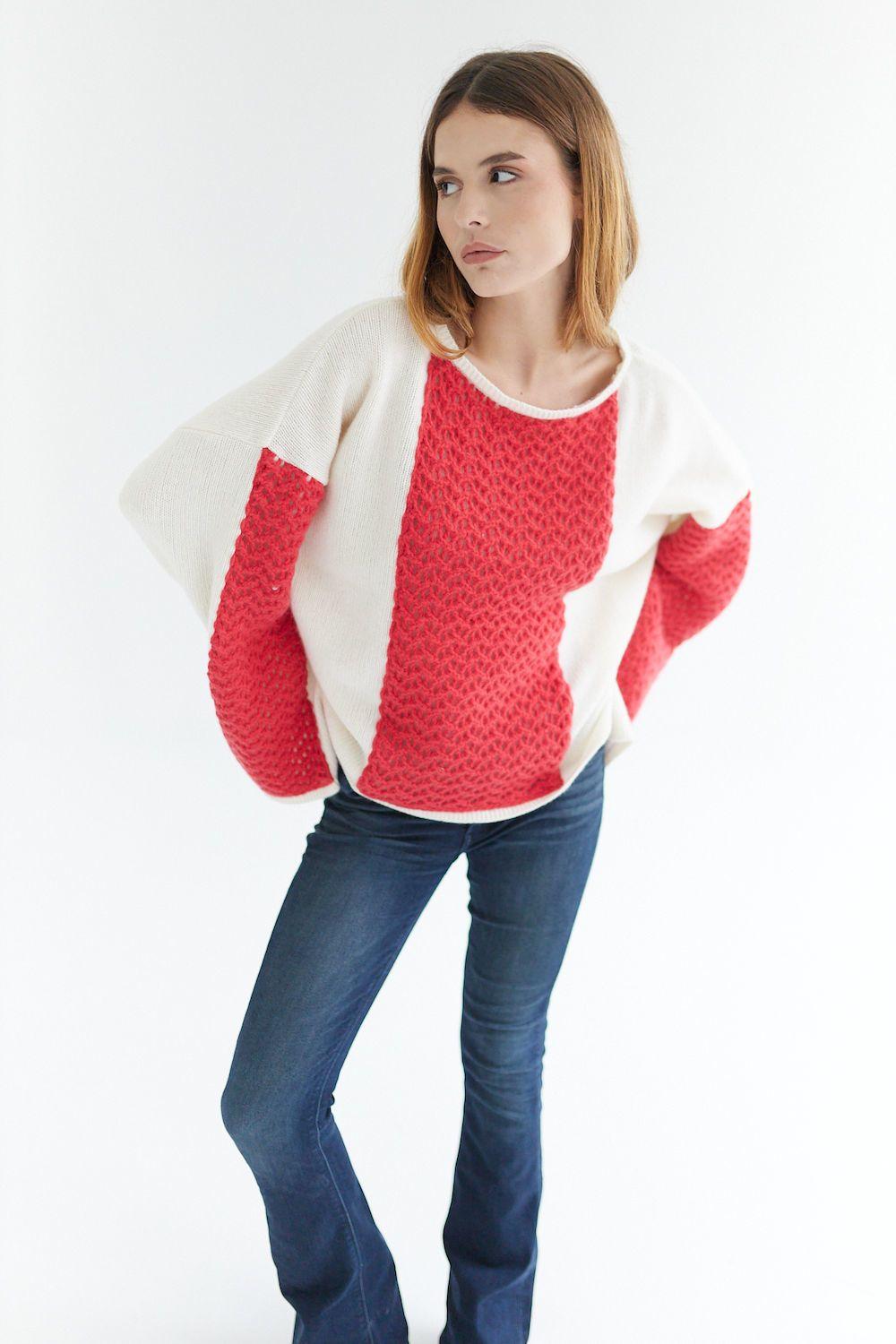 SWEATER RED Rojo Talle único
