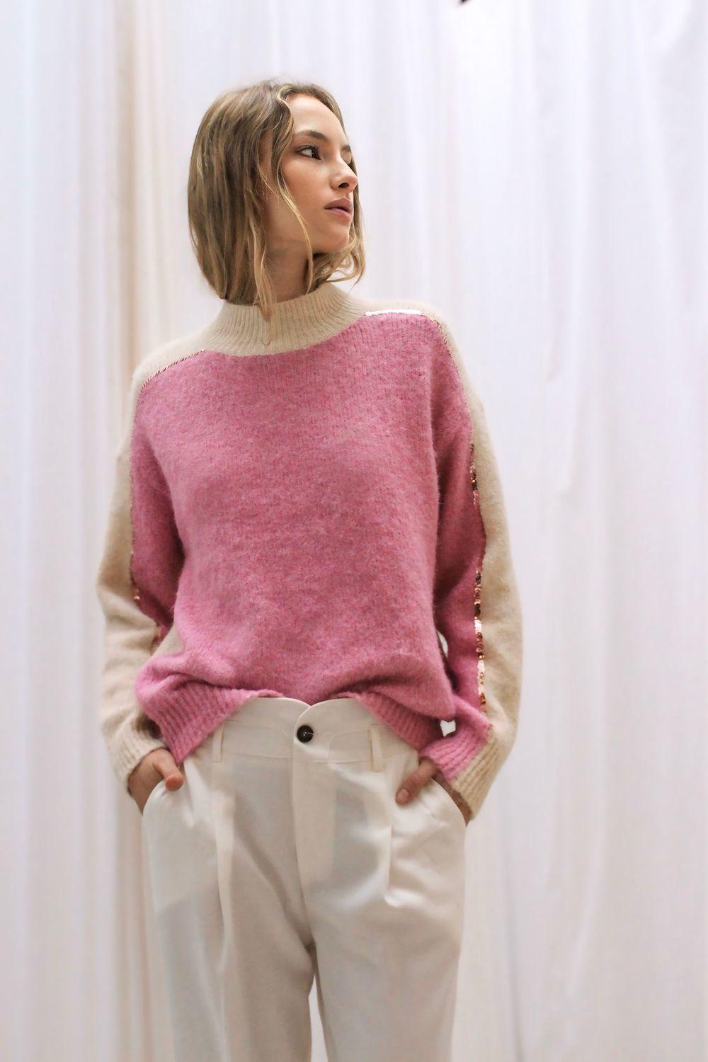 Sweater Torino Rosado Talle único