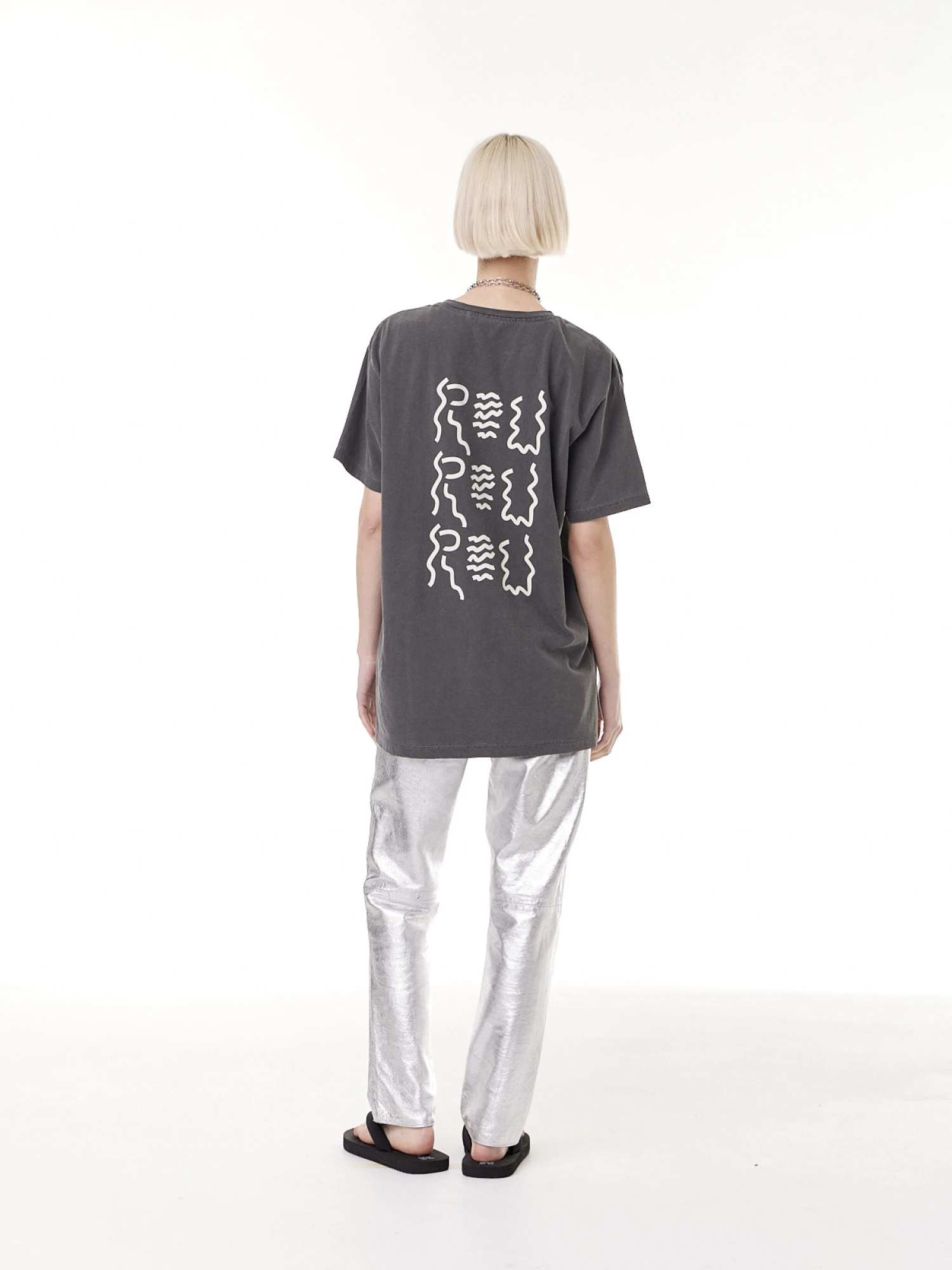 T-shirt ROU gris l