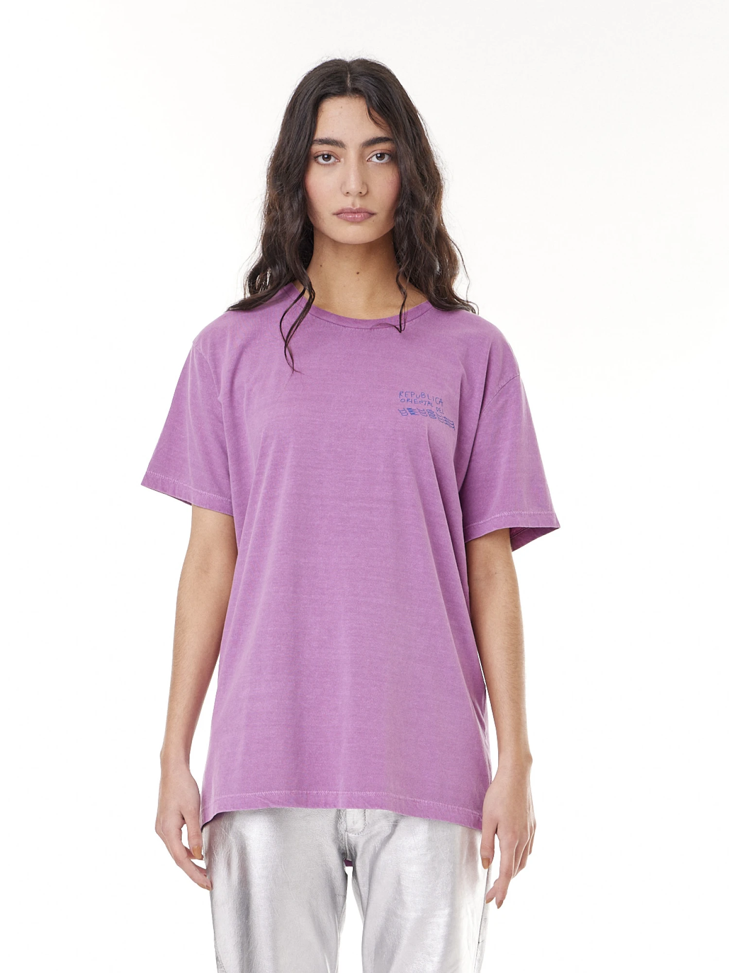 T-shirt ROU violeta xl