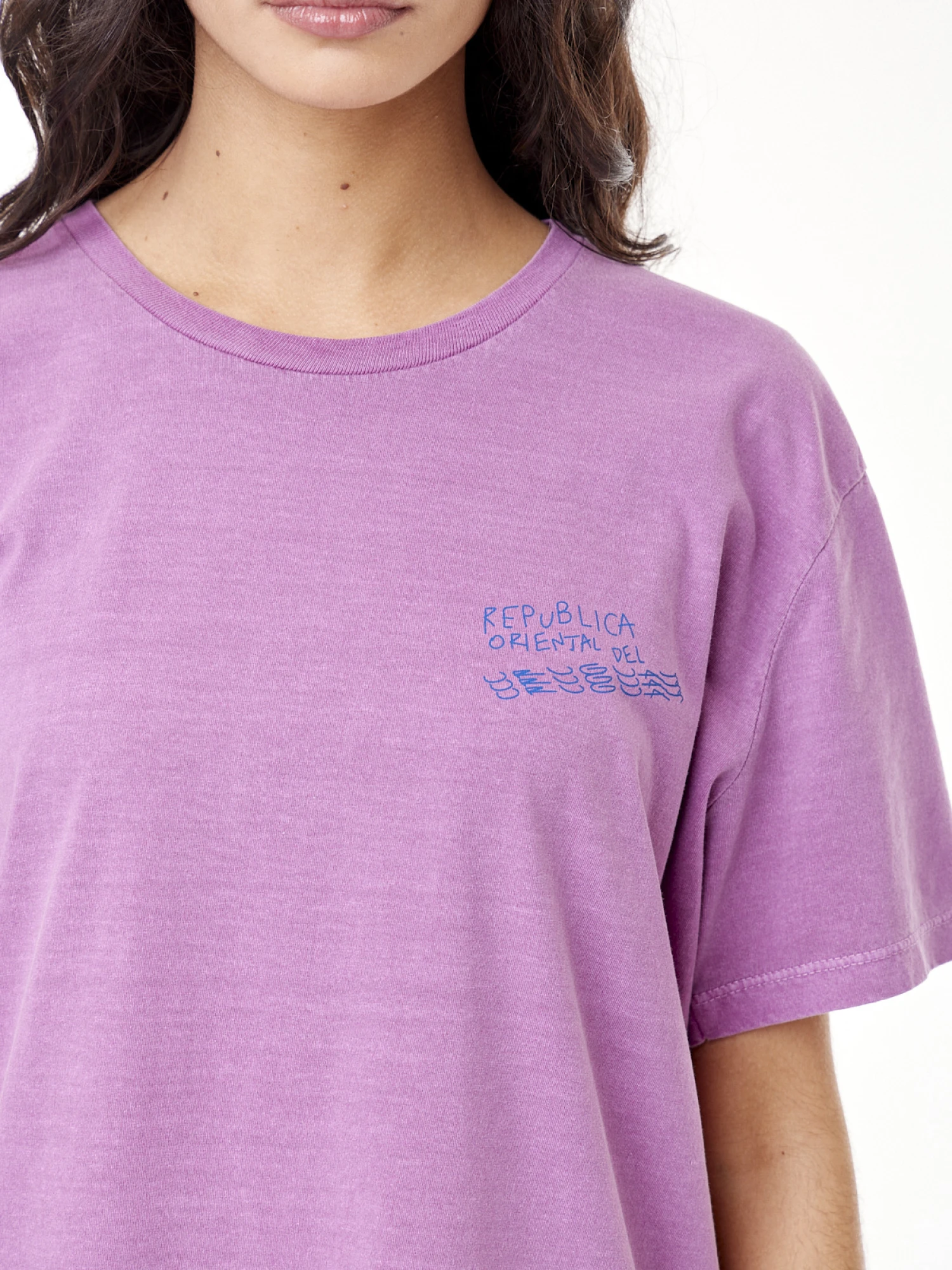 T-shirt ROU violeta m
