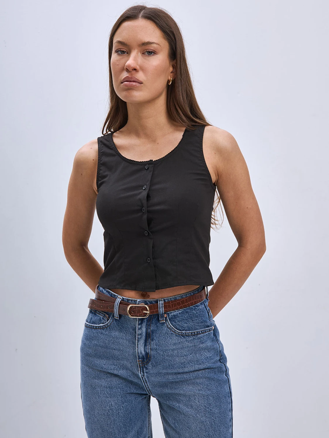 Top Cors negro xl