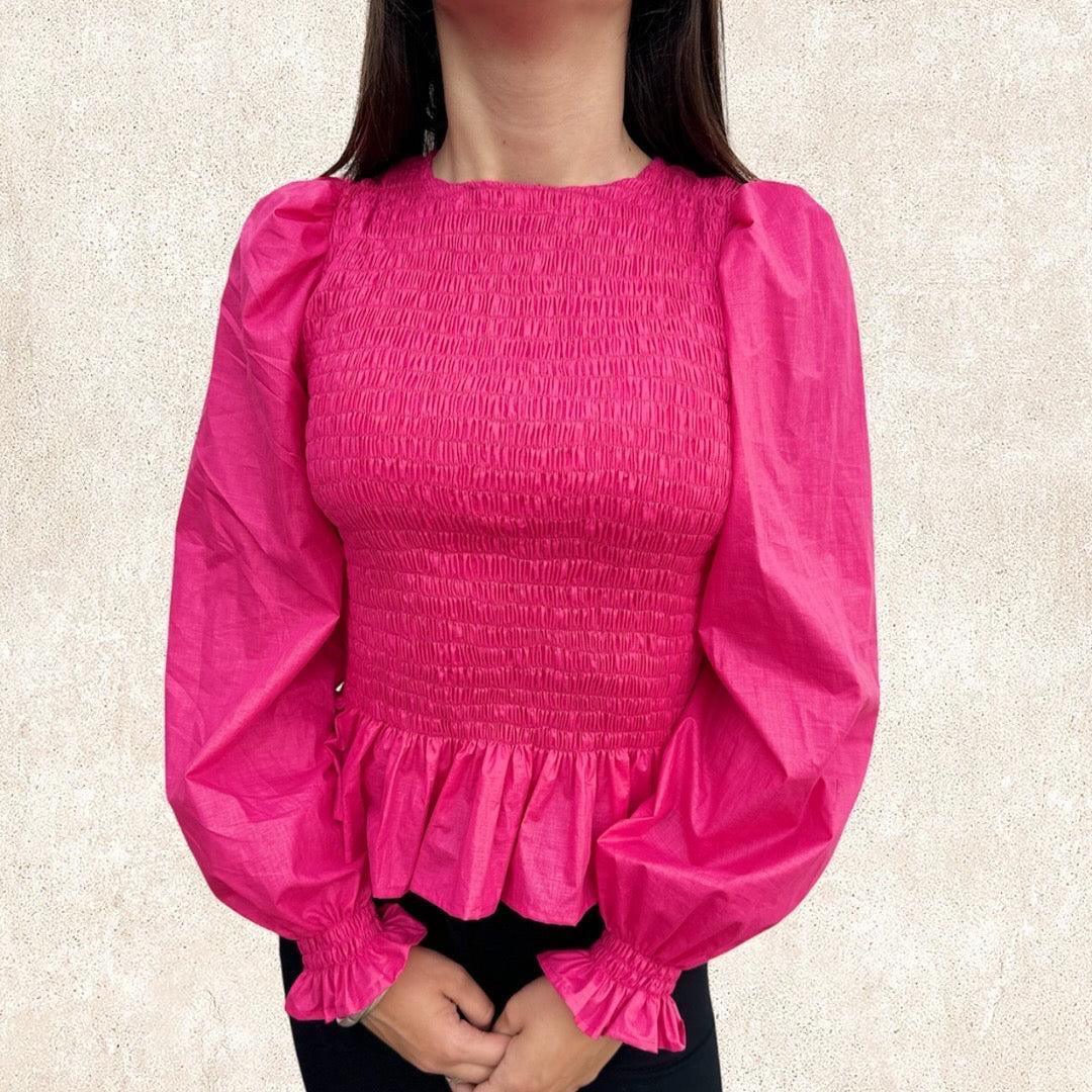 TOP FIJI fucsia talle unico