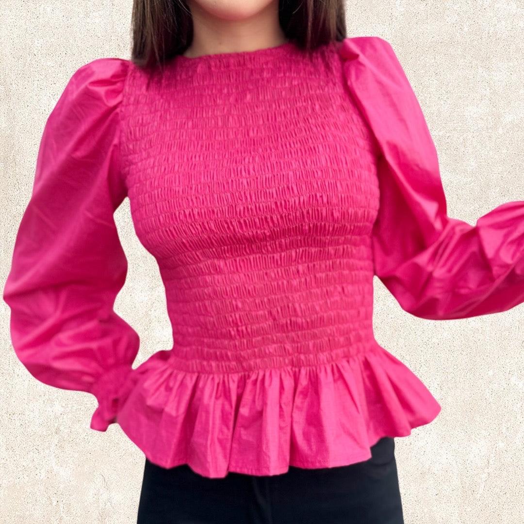 TOP FIJI fucsia talle unico