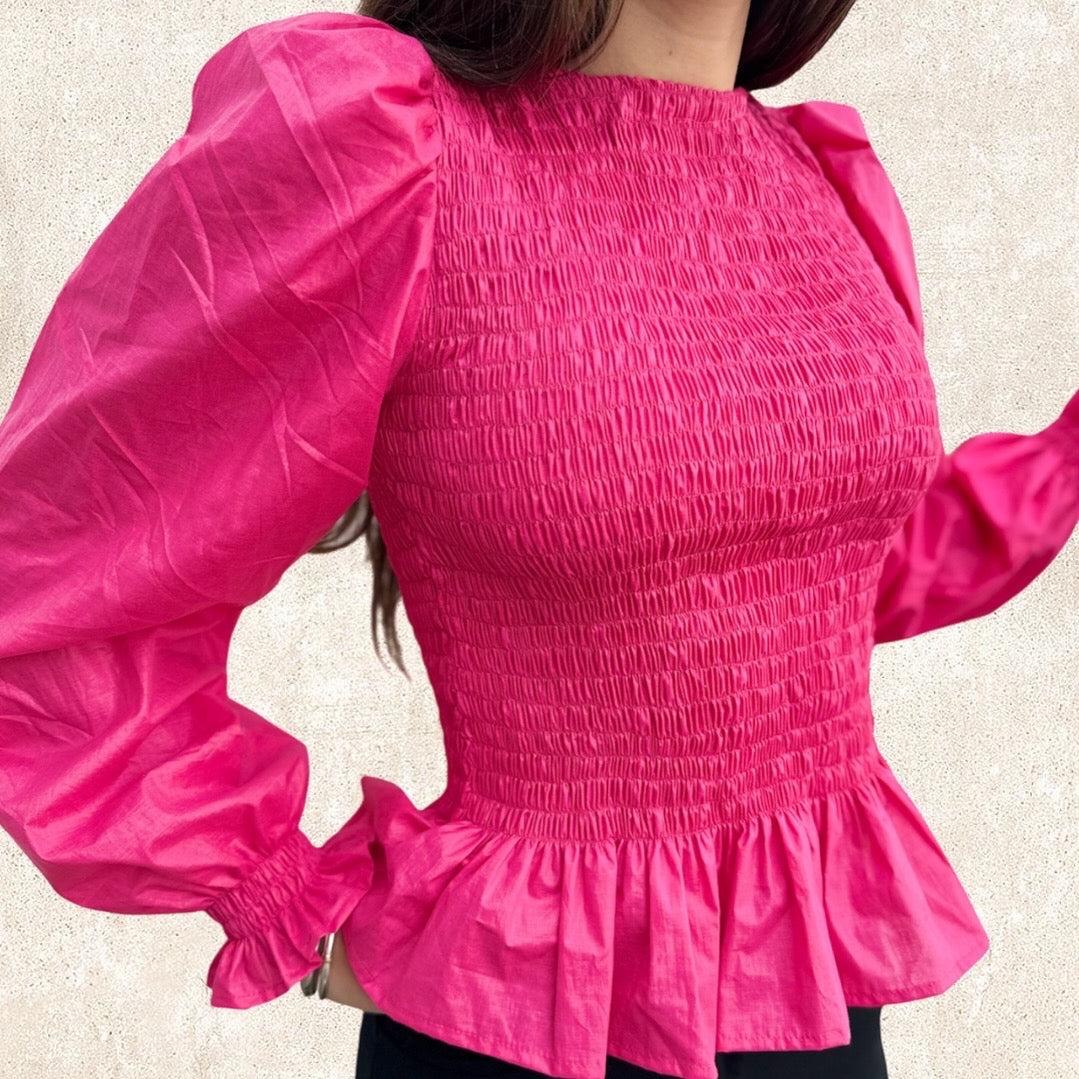 TOP FIJI fucsia talle unico