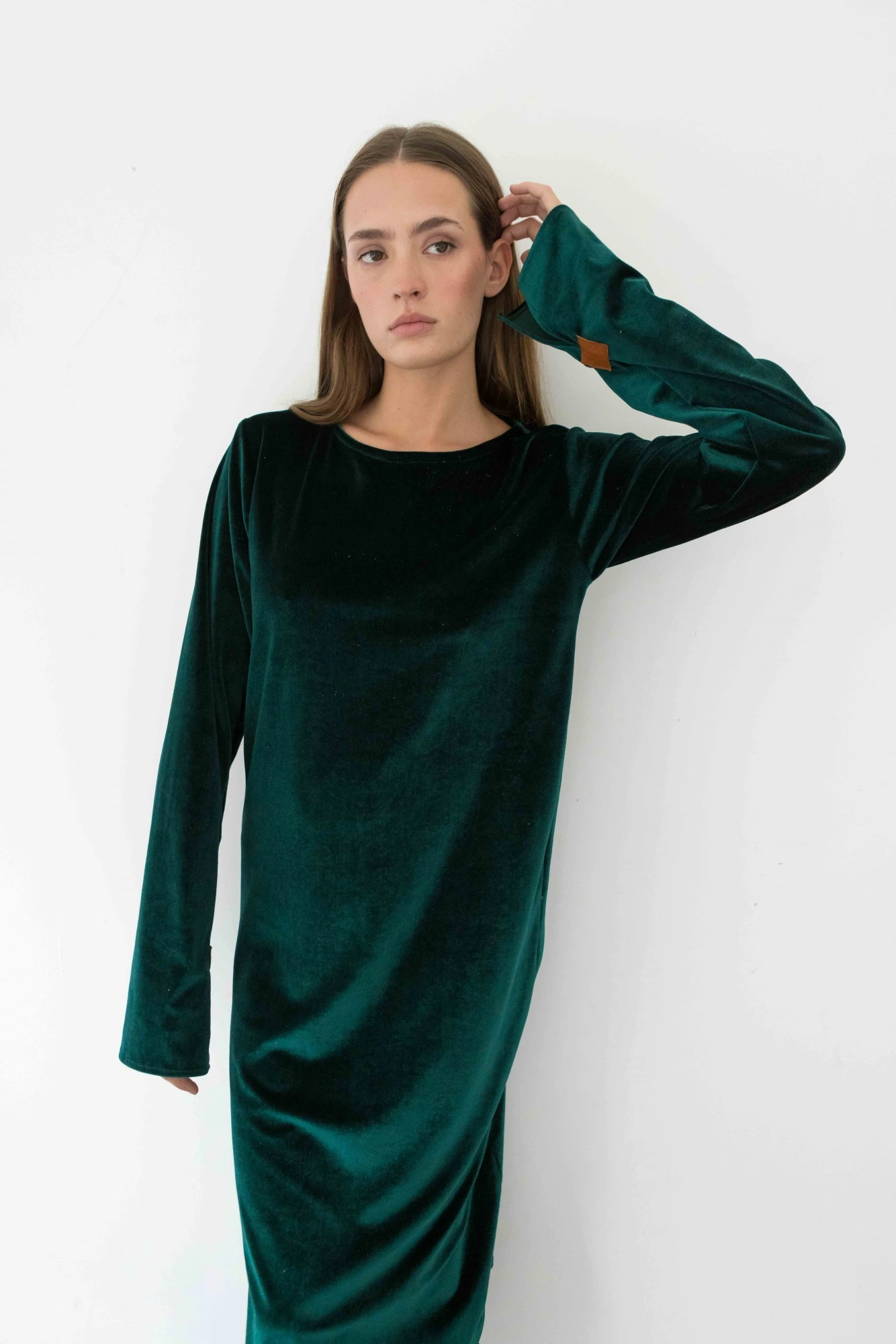 Velvet Dress petroleo s