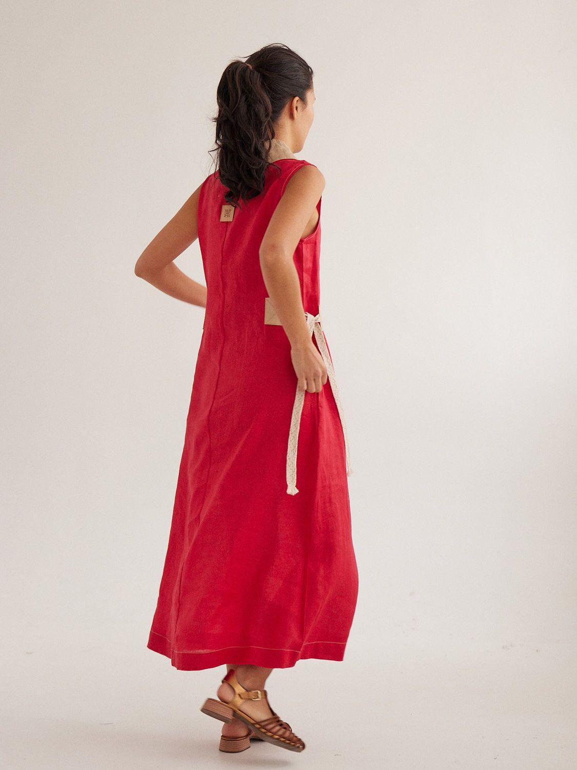 VESTIDO CARO rojo 1