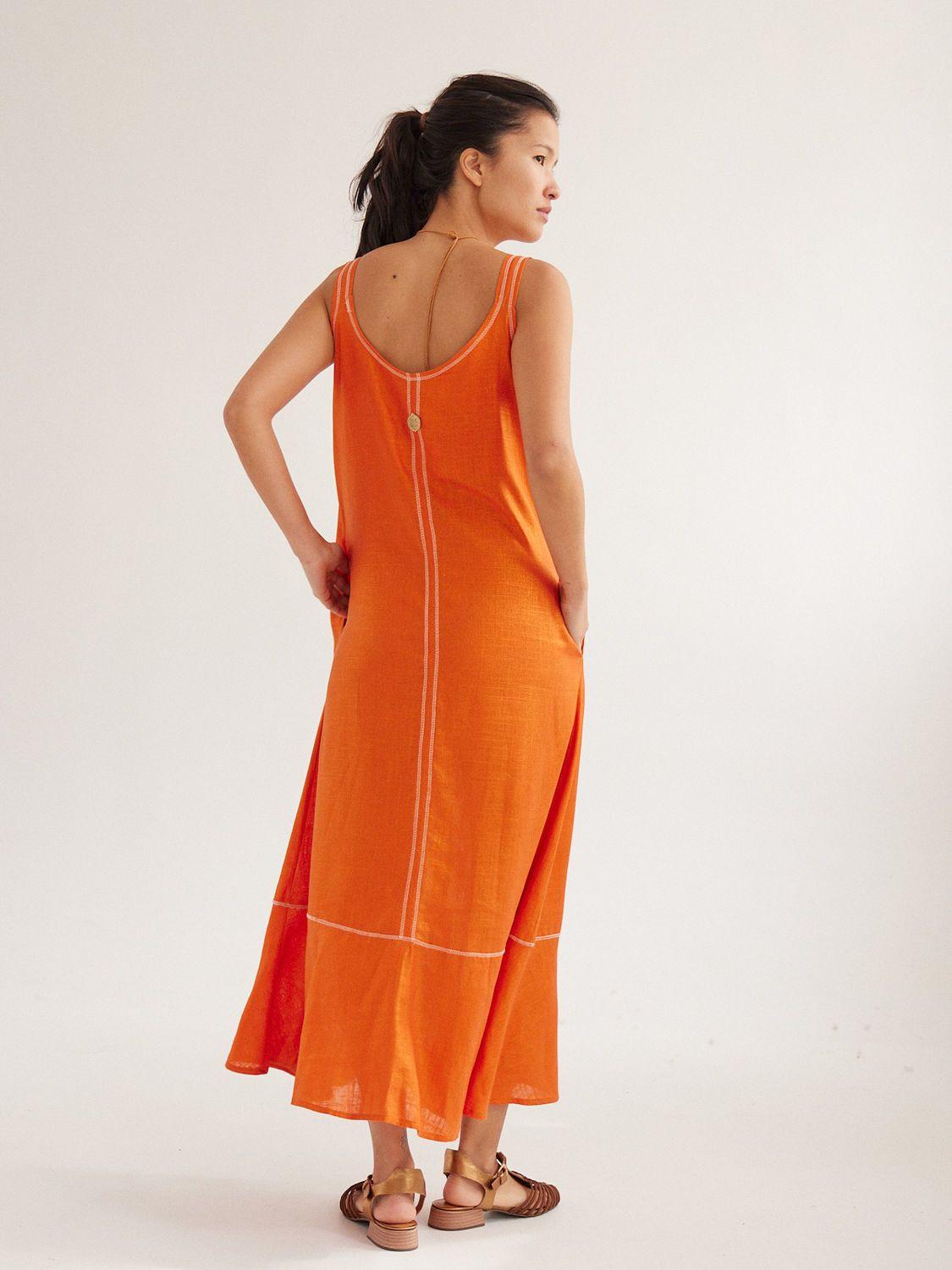 VESTIDO KITA naranja 2