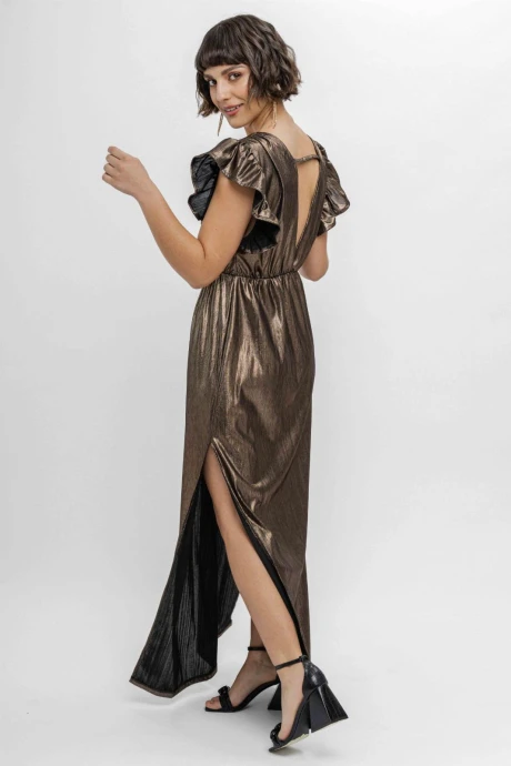 Vestido Margot bronce xs