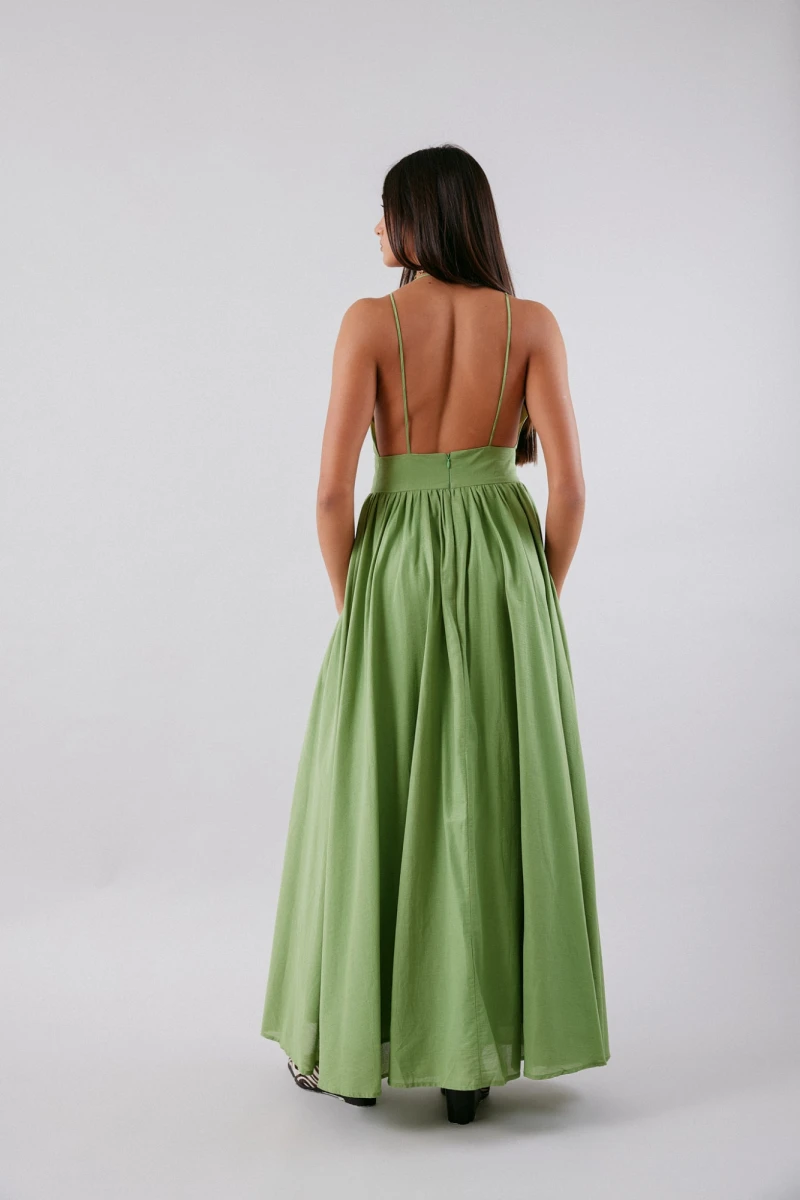 Vestido Nailah verde m