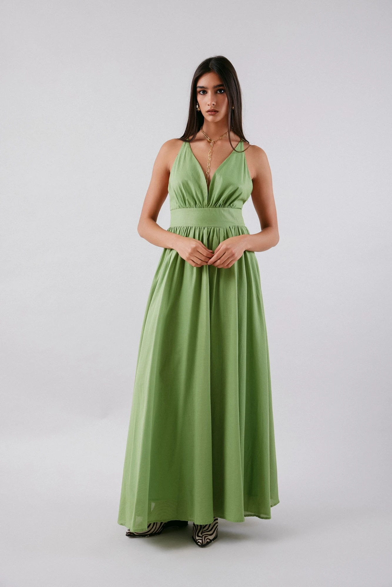 Vestido Nailah verde s