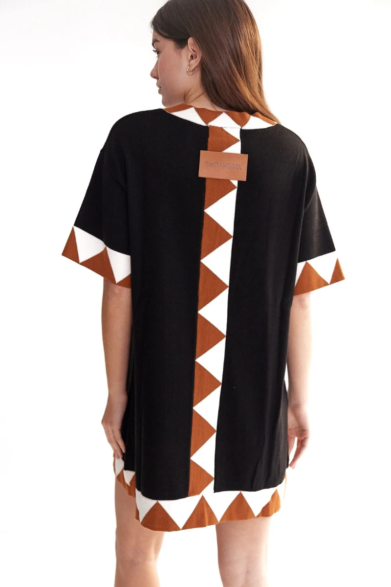 Vestido Rhombus negro m