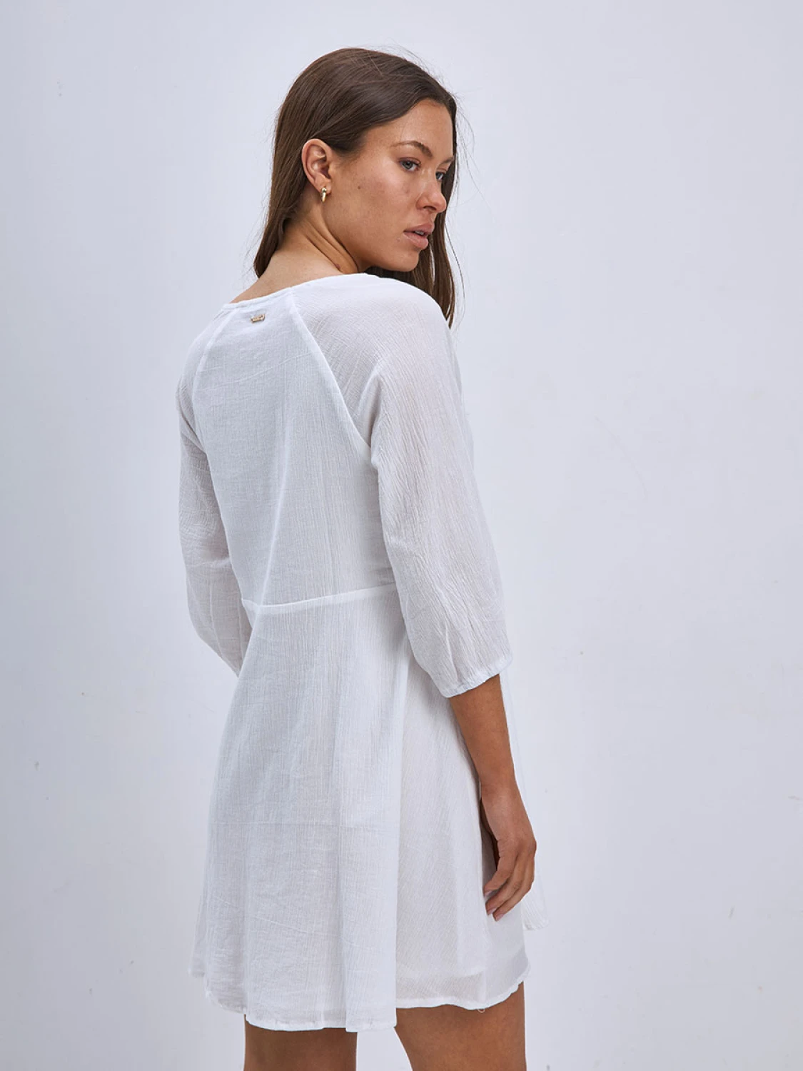 Vestido Vasy off white xxxl