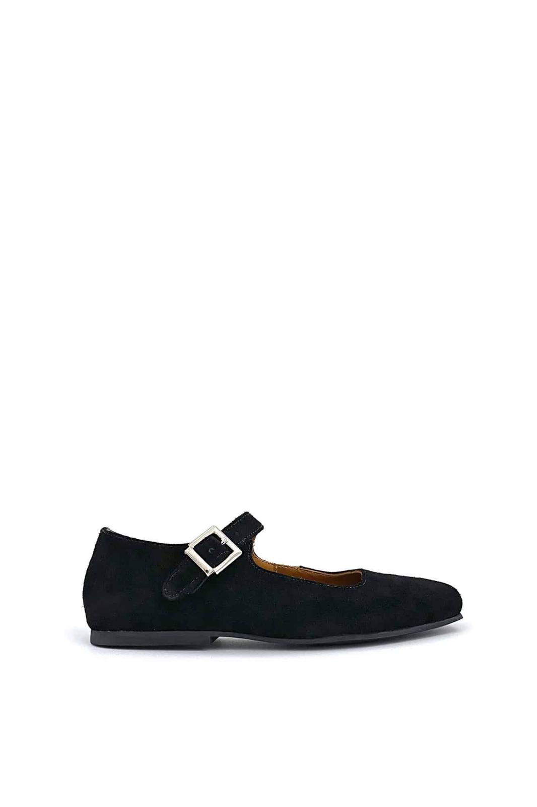 ZAPATO MARY JANE GAMUZA negro 35