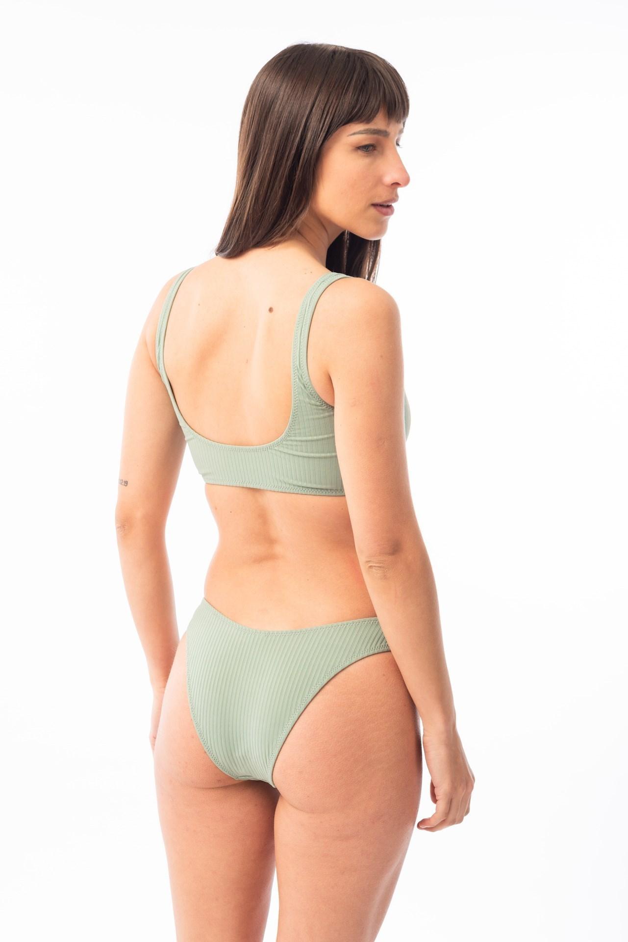 Paraiso- Bikini Top con Argollas verde agua s